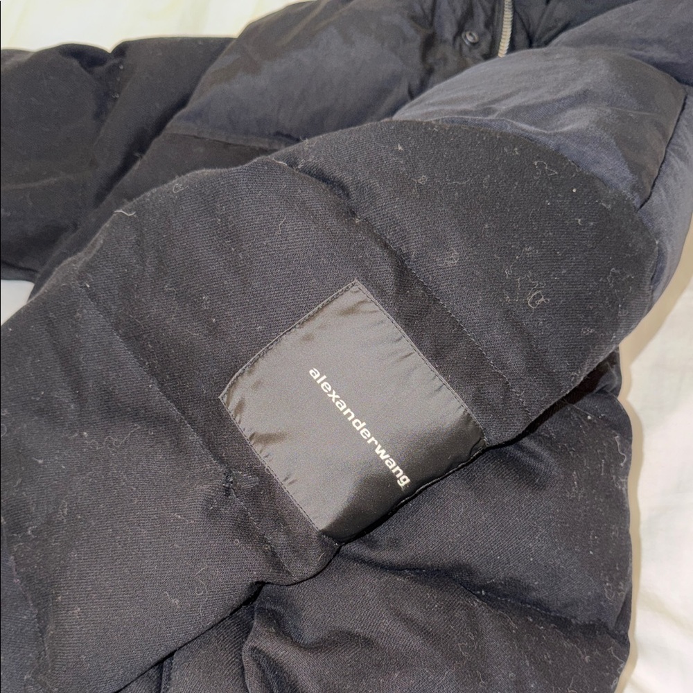 Alexander Wang Midnight Black Puffer Coat